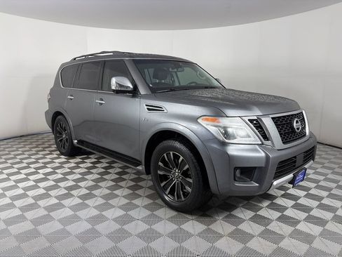 Used 2017 Nissan Armada Platinum w/ Captain Seat Package AWD/4WD image 1