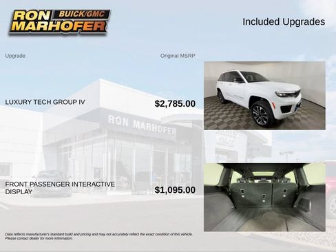 Used 2023 Jeep Grand Cherokee Overland w/ Luxury Tech Group IV AWD/4WD image 6