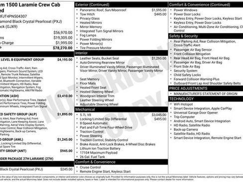 Used 2023 RAM 1500 Laramie AWD/4WD image 7