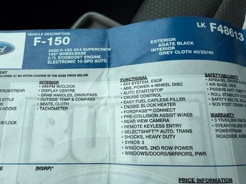 Used 2020 Ford F150 XLT w/ XTR Package AWD/4WD image 36