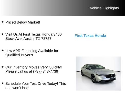 Used 2026 Honda Accord SE image 9