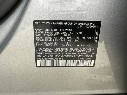 New 2026 Volkswagen Atlas Cross Sport SE image 28