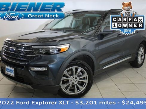 Certified 2022 Ford Explorer XLT w/ Equipment Group 202A image 1