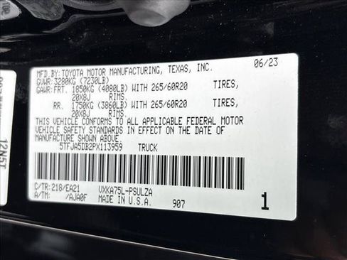 Used 2023 Toyota Tundra Limited w/ Power Package AWD/4WD image 27