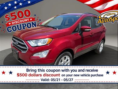 Used 2021 Ford EcoSport SE w/ SE Convenience Package