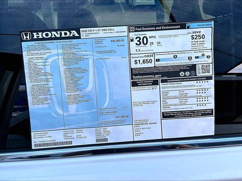 New 2026 Honda CR-V EX-L image 18