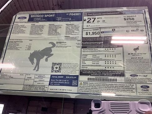 New 2025 Ford Bronco Sport Big Bend w/ Convenience Package image 14