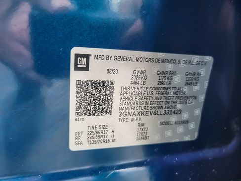 Certified 2020 Chevrolet Equinox LT image 21