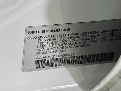 Certified 2022 Audi A3 2.0T Premium w/ 18" Wheel Package image 21