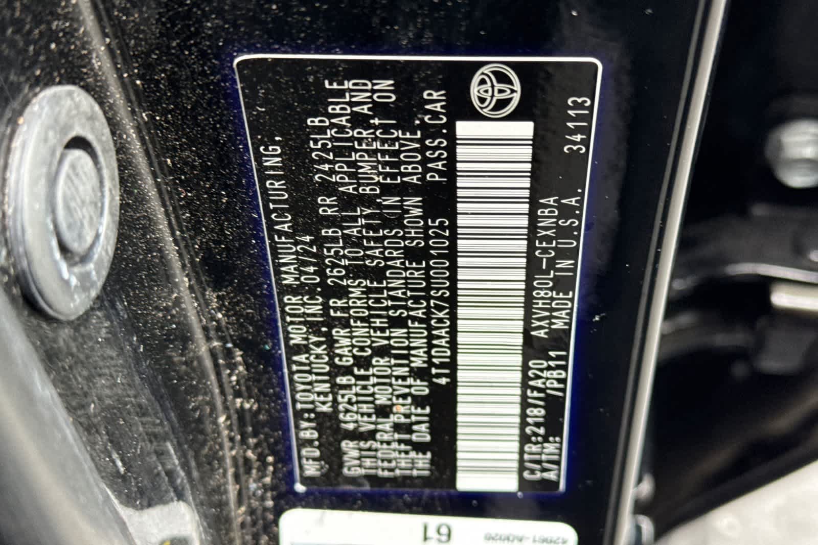 Used 2025 Toyota Camry LE FWD image 32