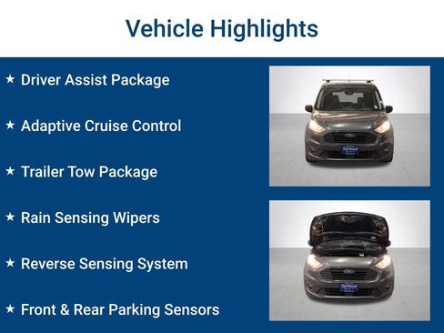 Used 2019 Ford Transit Connect XLT w/ Trailer Tow Package FWD image 3