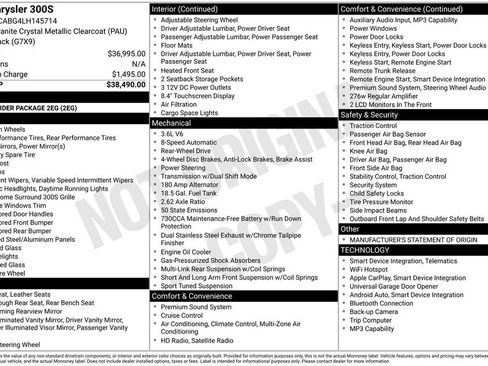 Used 2020 Chrysler 300 S image 7