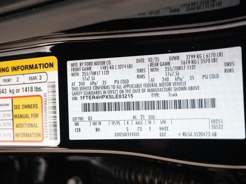 Used 2025 Ford Ranger XLT w/ Equipment Group 301A High AWD/4WD image 34