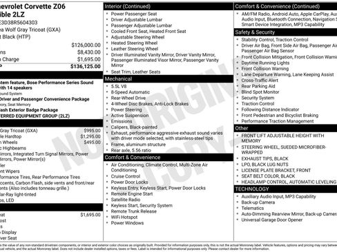 Used 2024 Chevrolet Corvette Z06 image 4