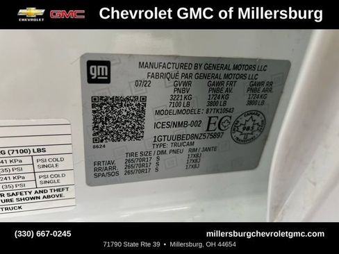 Used 2022 GMC Sierra 1500 SLE AWD/4WD image 31