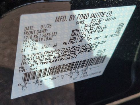 New 2026 Ford Maverick Lariat w/ Black Appearance Package AWD/4WD image 31