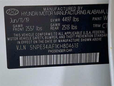Used 2019 Hyundai Sonata SEL FWD image 35