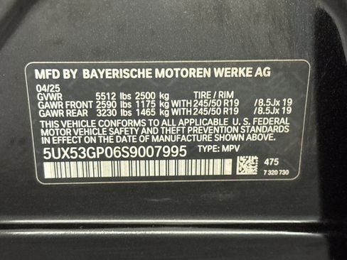 Used 2025 BMW X3 xDrive30 w/ Convenience Package AWD/4WD image 22