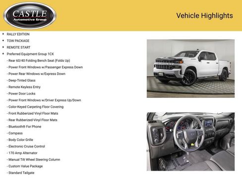 Used 2021 Chevrolet Silverado 1500 Custom w/ Rally Edition AWD/4WD image 3