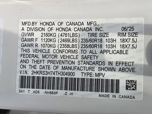 Certified 2026 Honda CR-V EX-L image 34