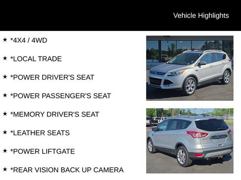 Used 2016 Ford Escape Titanium w/ Equipment Group 301A AWD/4WD image 8