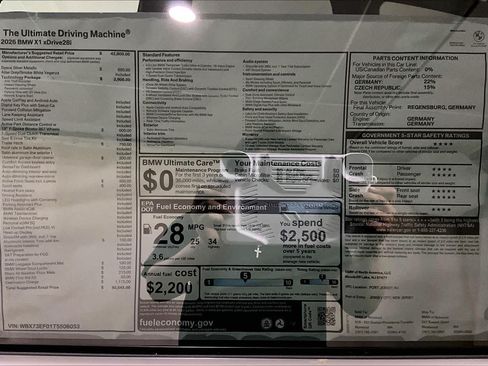 New 2026 BMW X1 xDrive28i w/ Technology Package AWD/4WD image 18