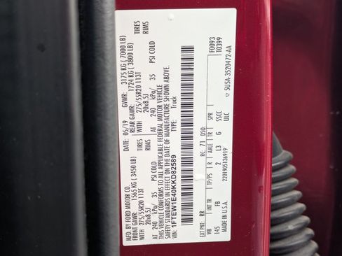 Used 2019 Ford F150 XLT w/ Equipment Group 302A Luxury AWD/4WD image 25