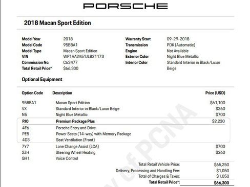 Certified 2018 Porsche Macan Sport Edition image 9