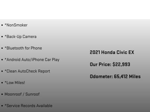 Used 2021 Honda Civic EX image 6