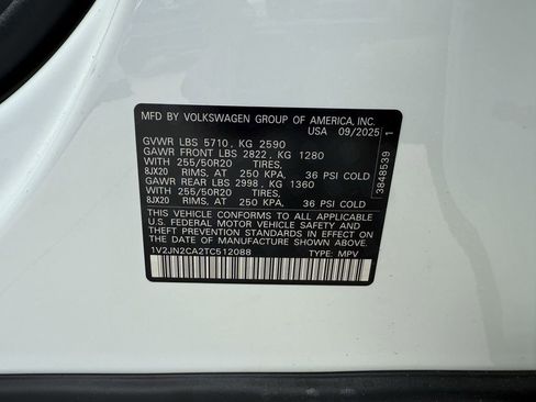 New 2026 Volkswagen Atlas SE image 29