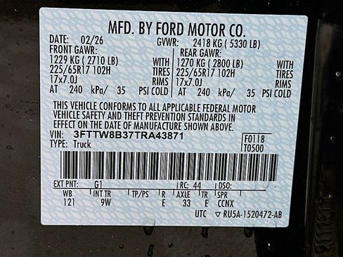 New 2026 Ford Maverick XL w/ Equipment Group 101A AWD/4WD image 23