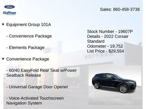 Certified 2022 Lincoln Corsair AWD w/ Premium Package image 5
