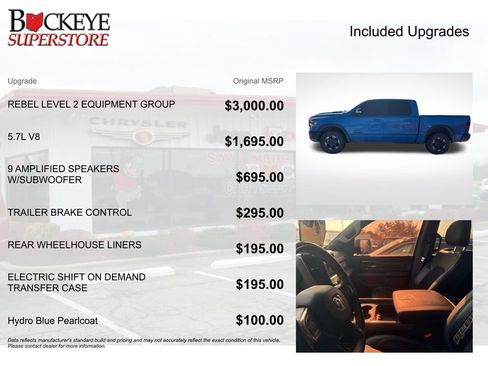 Certified 2020 RAM 1500 Rebel w/ Rebel Level 2 Equipment Group image 10