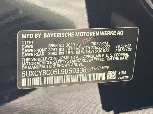 Used 2020 BMW X6 M50i w/ Premium Package AWD/4WD image 34