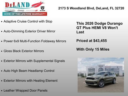 New 2026 Dodge Durango GT image 33