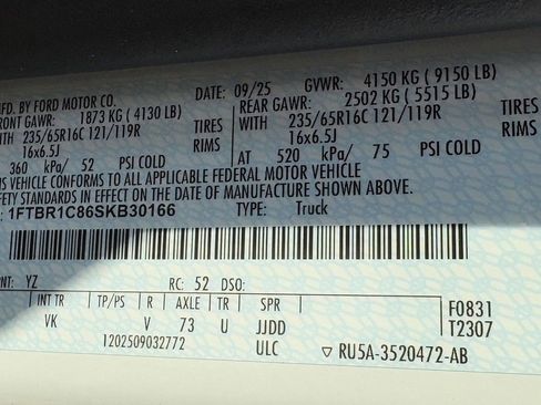 New 2025 Ford Transit 250 Base image 56