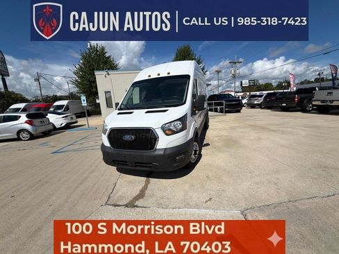 Used 2022 Ford Transit 350 148 High Roof Extended DRW RWD image 3