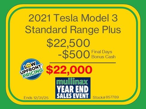 Used 2021 Tesla Model 3 Standard Range Plus image 3