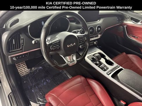 Certified 2022 Kia Stinger GT2 w/ Red Interior Color Package AWD/4WD image 22