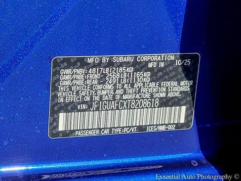 New 2026 Subaru Impreza 2.0i Sport image 27