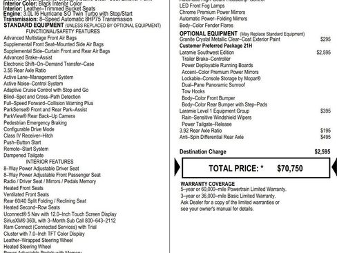 New 2026 RAM 1500 Laramie w/ Laramie Southwest Edition image 2