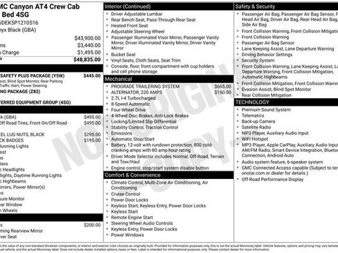 Used 2023 GMC Canyon AT4 w/ Canyon Safety Plus Package AWD/4WD image 4
