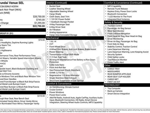 Used 2022 Hyundai Venue SEL image 2