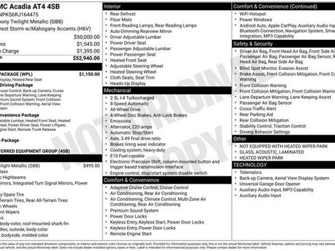 Used 2024 GMC Acadia AT4 w/ Luxury Package image 4