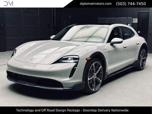 Used 2024 Porsche Taycan 4 Cross Turismo w/ Technology Package (P6F) AWD/4WD image 1