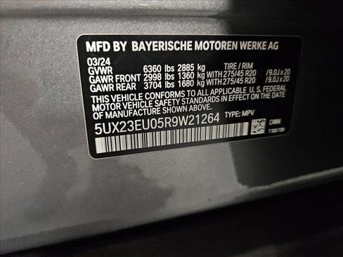 Certified 2024 BMW X5 xDrive40i w/ Parking Assistance Package AWD/4WD image 22