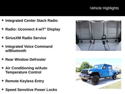 Used 2021 Jeep Gladiator Sport AWD/4WD image 8