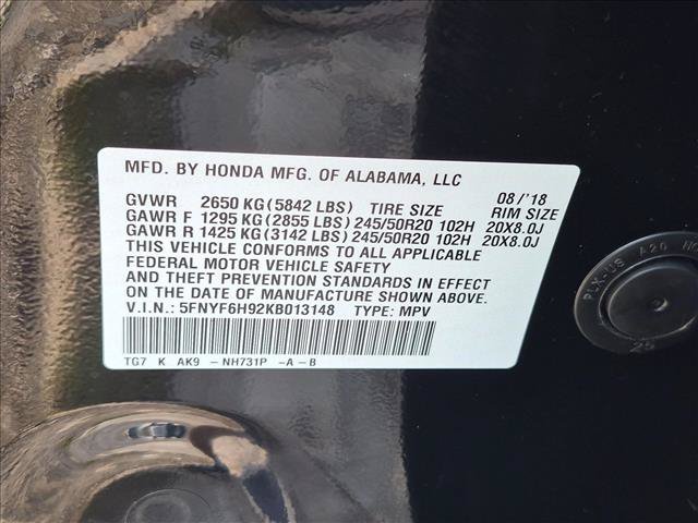 Used 2019 Honda Pilot Touring image 28