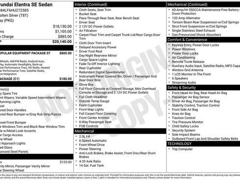 Used 2017 Hyundai Elantra SE image 4
