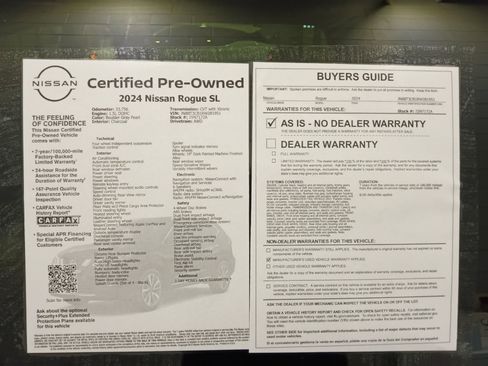 Used 2024 Nissan Rogue SL AWD/4WD image 33